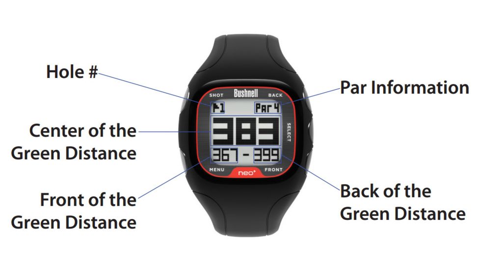 Bushnell neo+ Golf GPS Watch . Bushnell GPS.