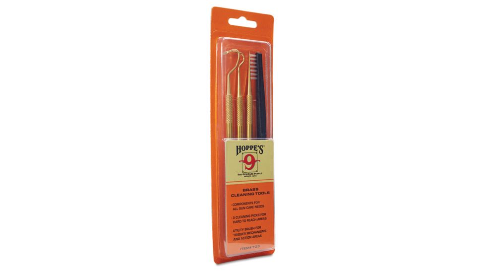 Hoppe's 9 Brass Cleaning Picks and Brush Set T03. Hoppe's 9