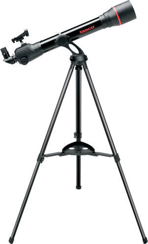 Tasco Telescope 70x800mm Spacestation Black Refractor Az Red Dot Finderscope 49070800 Tasco Spacestation Refractor Telescopes Tasco Refractor Telescopes